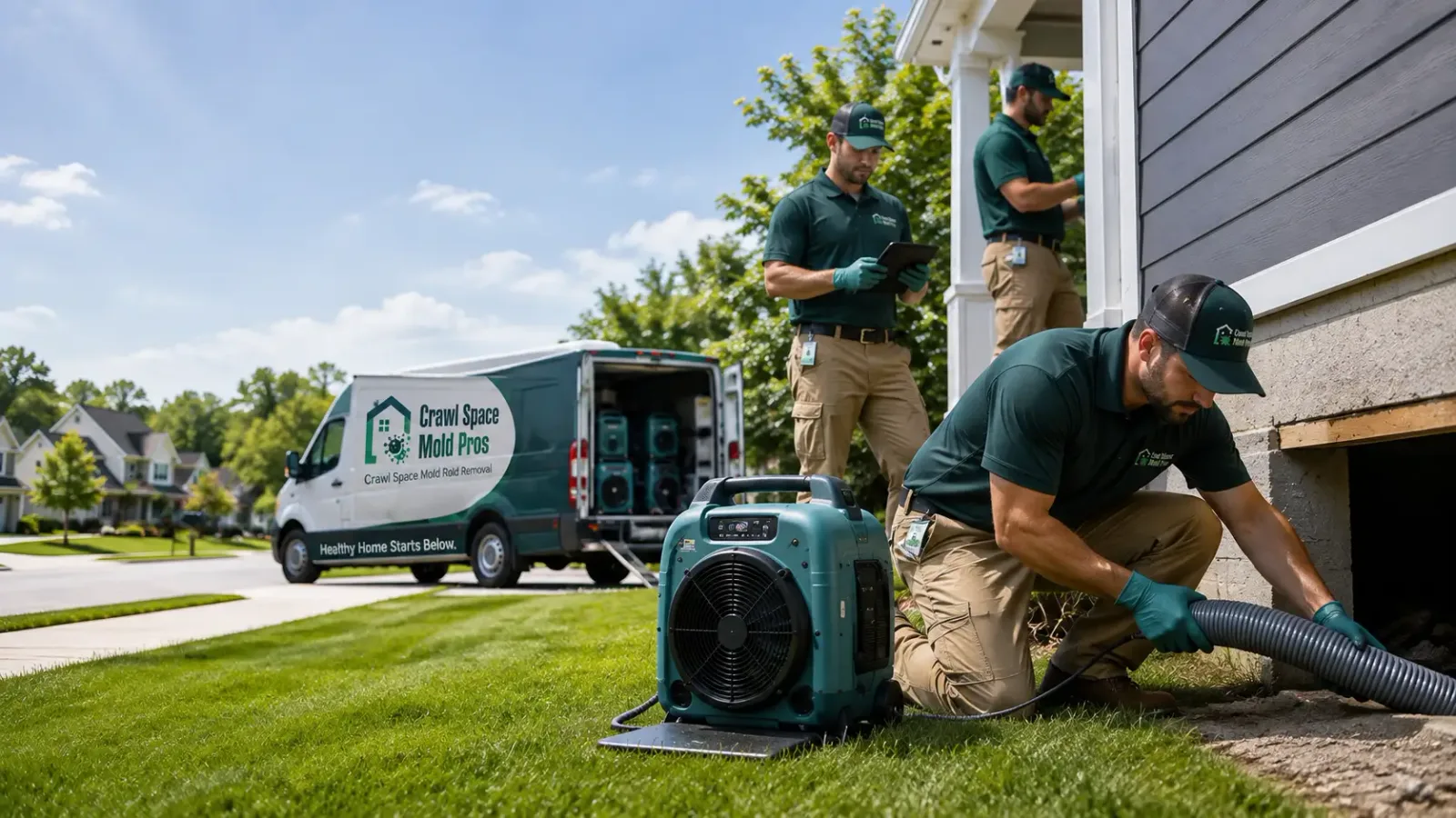 Crawl Space Mold Removal in Marcellus, NY
